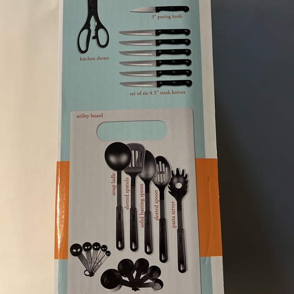 Lexi Home Santoku Knife 29 piece Set Bonus New - Picture 10 of 13